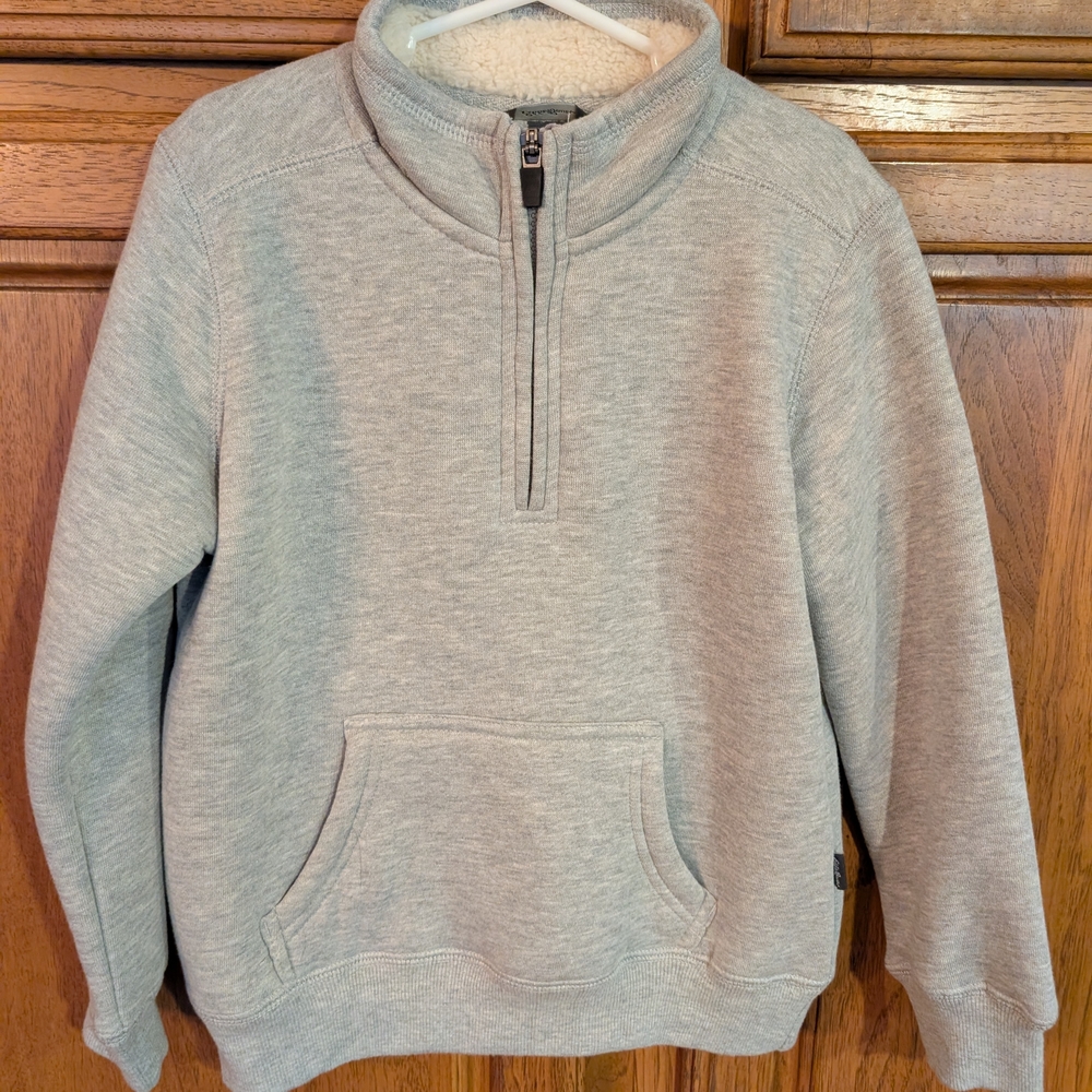 Boys Eddie bauer Gray Half-Zip Sweater